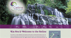 Desktop Screenshot of catlins.org.nz